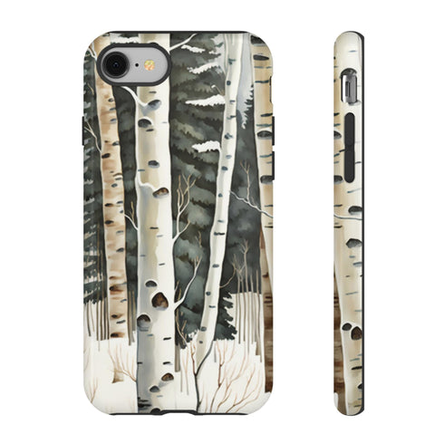 Winter Aspen Trunks - Impact Resistant Phone Case